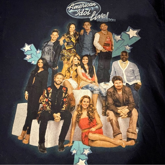 Vintage American Idol Tour T-Shirt - Picture 3 of 5